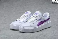 nouvelle femmes puma et rihanna chaussures collection blanc violet